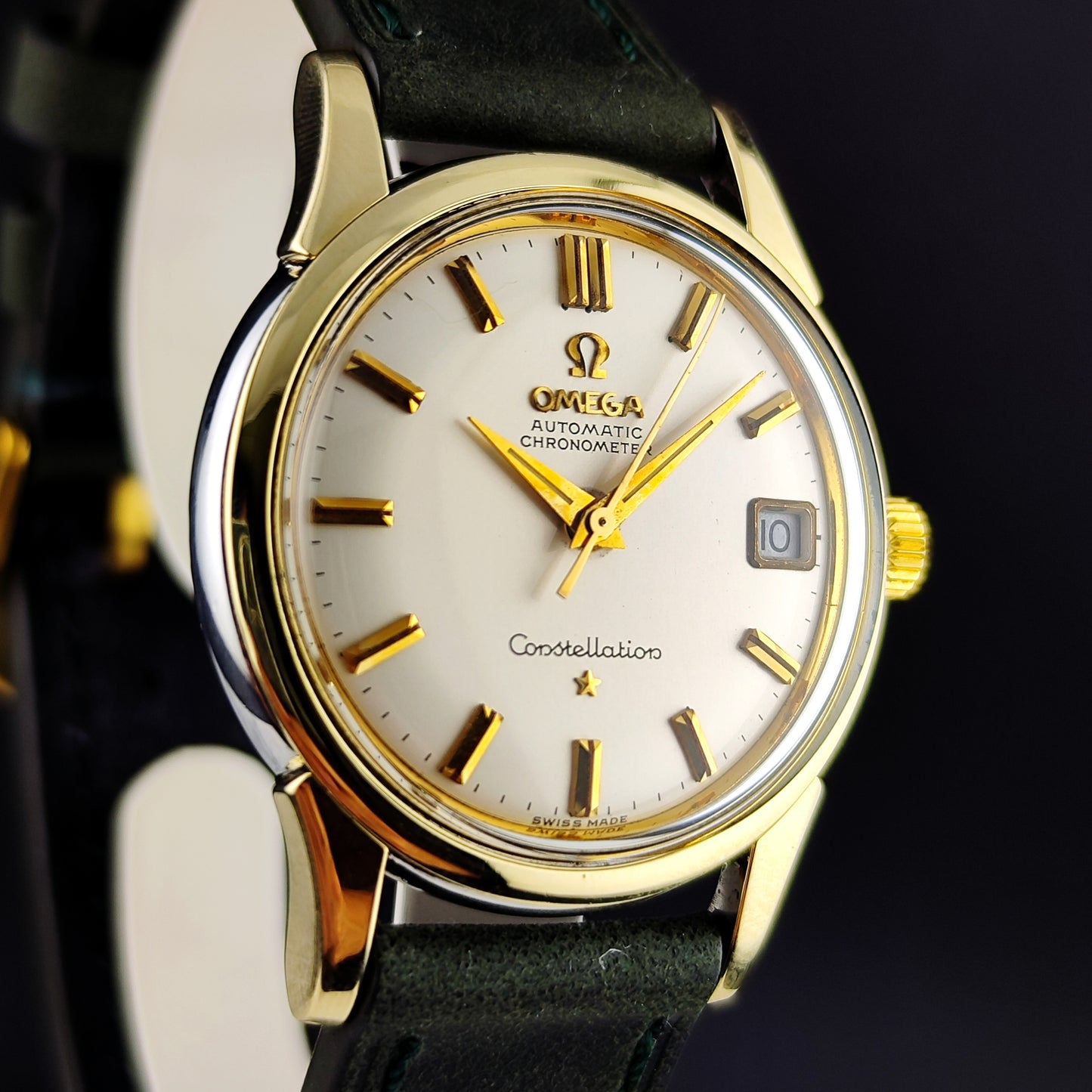 Omega Constellation Chronometer Gold White Dial 1966 Serviced 08/2026 [REF. 14393]
