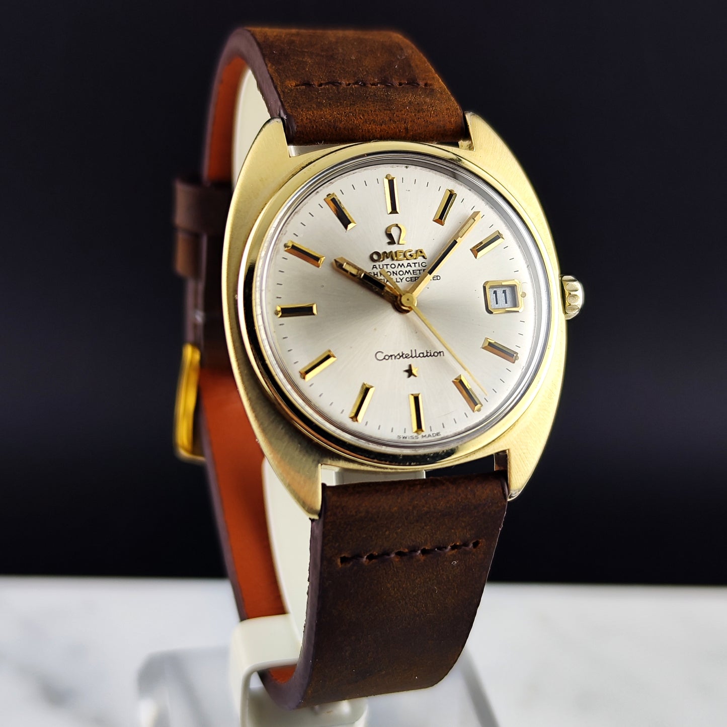 OMEGA Constellation Chronometer Gold White Dial 1969 [REF. 168.017]