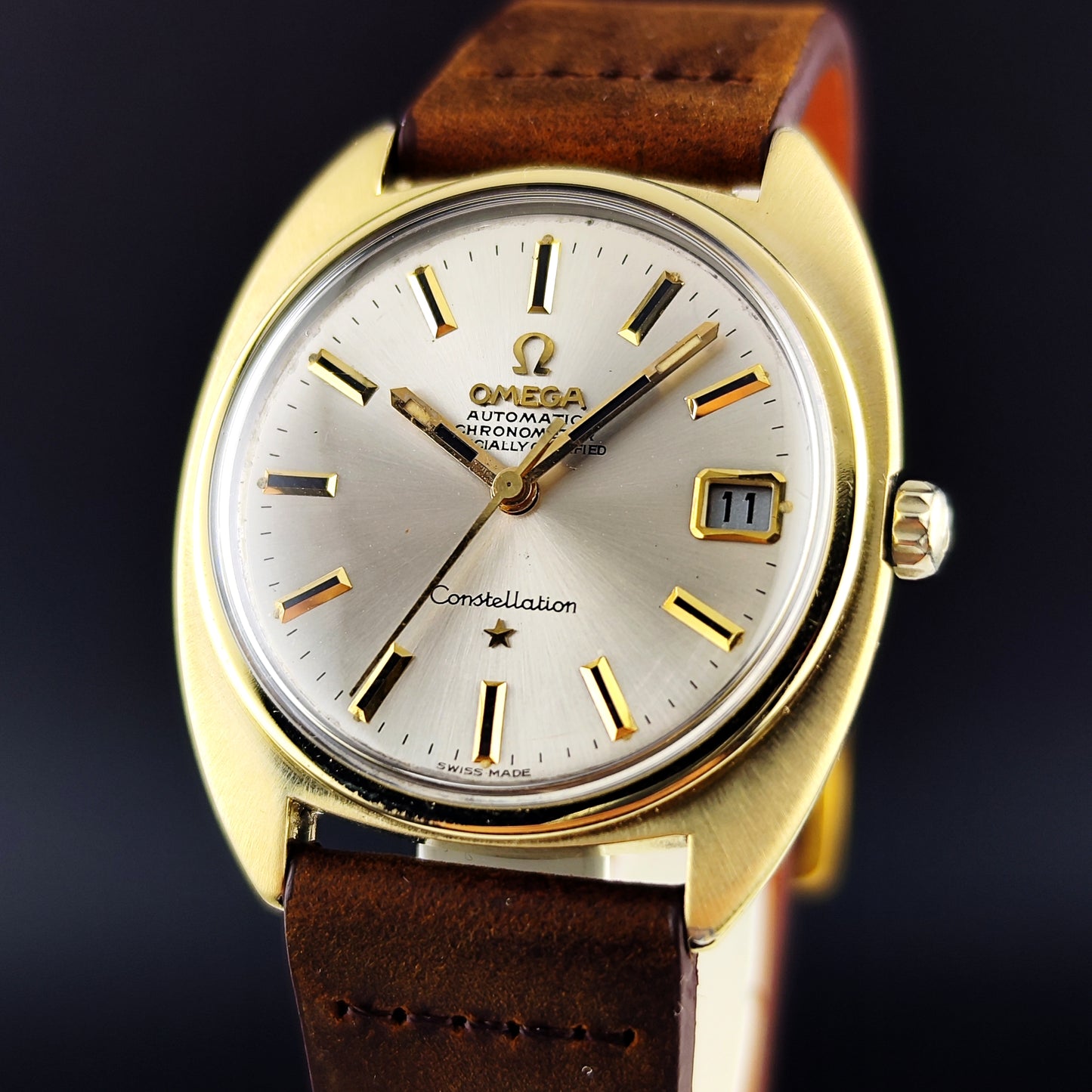 OMEGA Constellation Chronometer Gold White Dial 1969 [REF. 168.017]