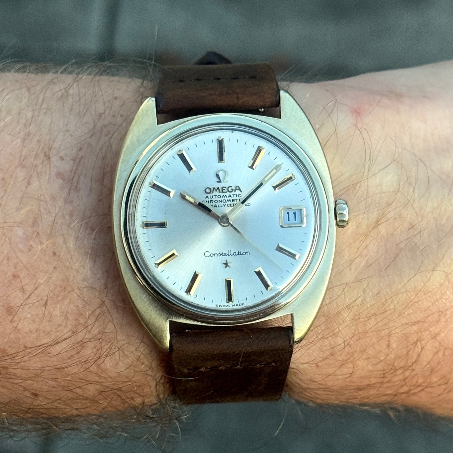 OMEGA Constellation Chronometer Gold White Dial 1969 [REF. 168.017]