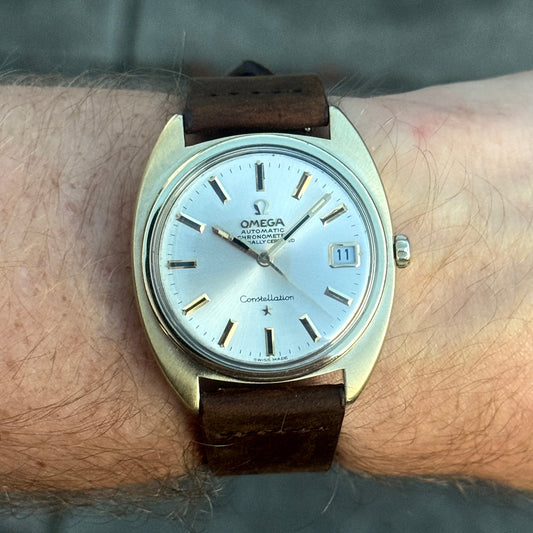 OMEGA Constellation Chronometer Gold White Dial 1969 [REF. 168.017]