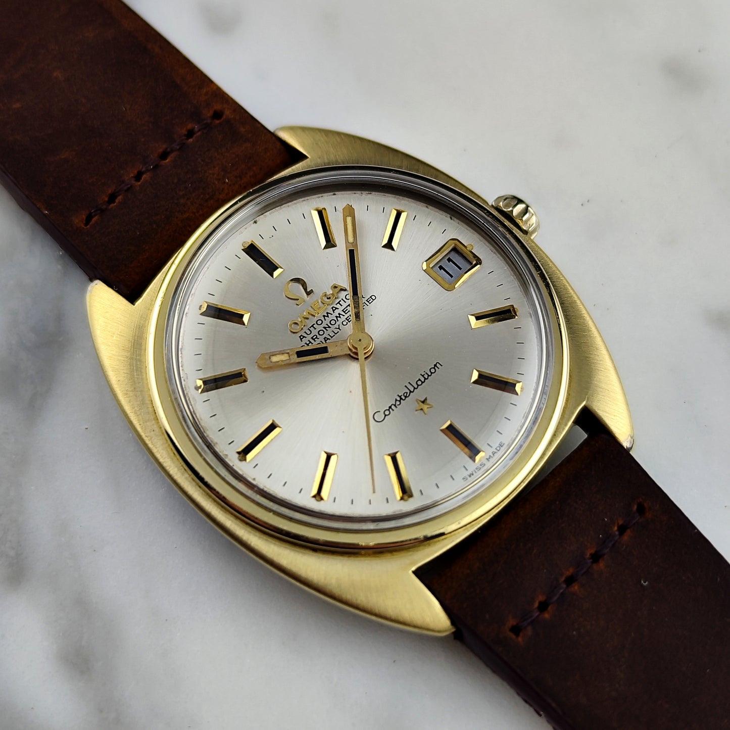 OMEGA Constellation Chronometer Gold White Dial 1969 [REF. 168.017]