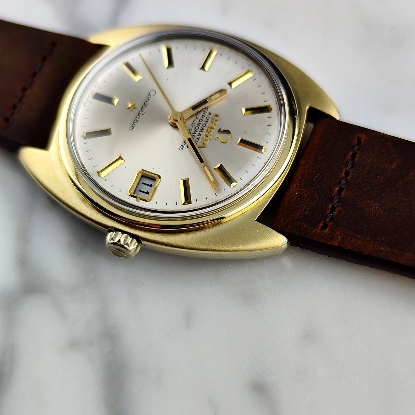 OMEGA Constellation Chronometer Gold White Dial 1969 [REF. 168.017]