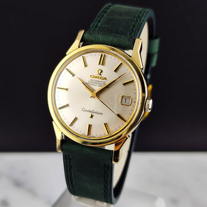 Omega Constellation Chronometer Gold White Dial with Box 1966 Serviced 08/2026 [REF. 168.005]