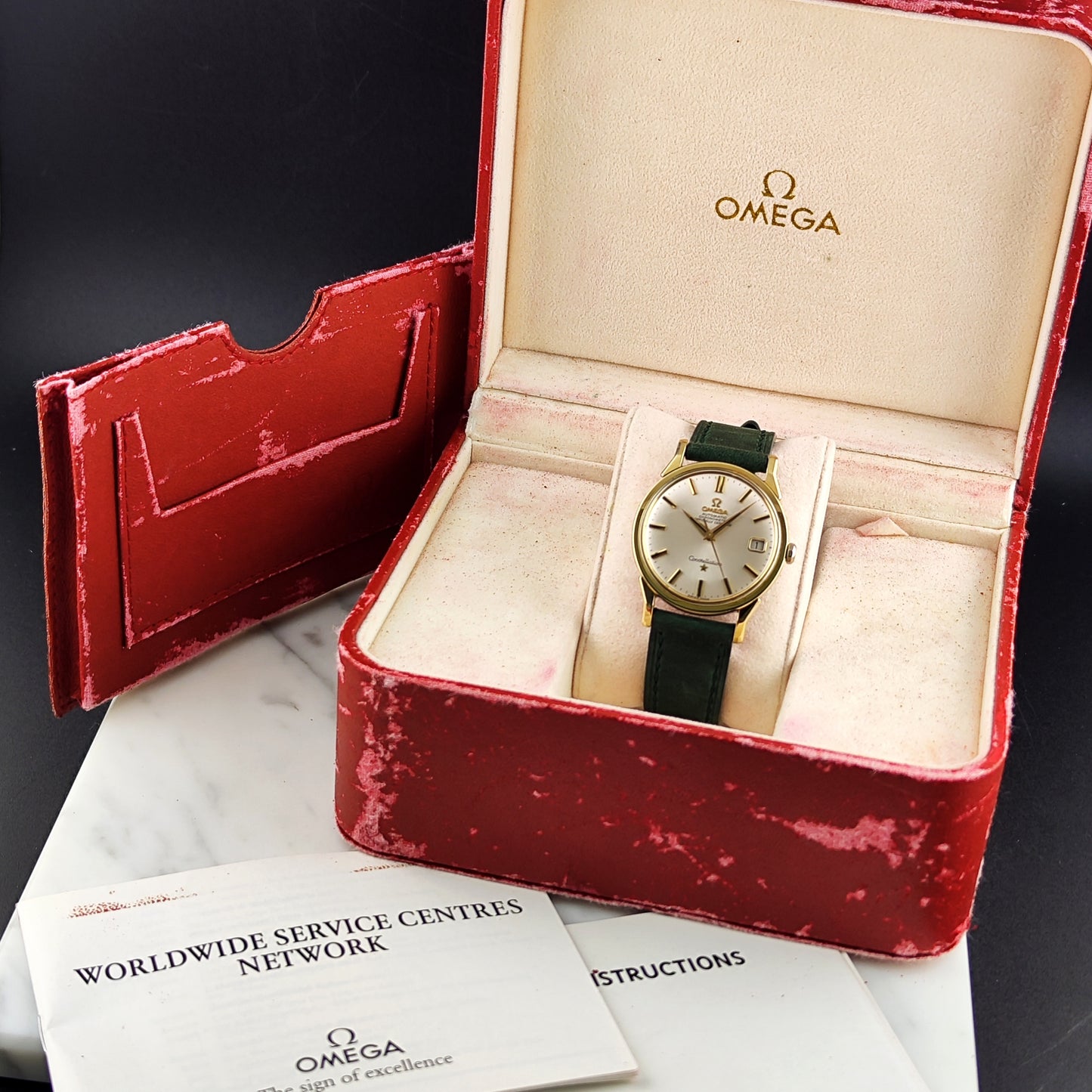 Omega Constellation Chronometer Gold White Dial with Box 1966 Serviced 08/2026 [REF. 168.005]