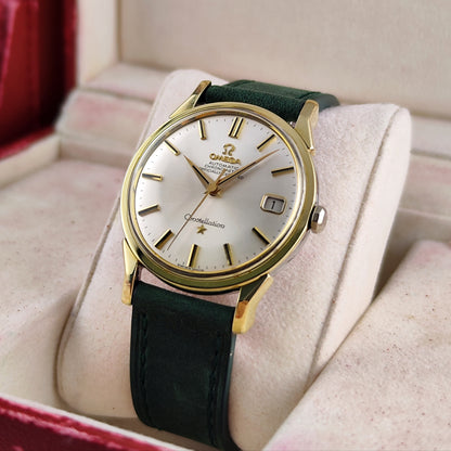 Omega Constellation Chronometer Gold White Dial with Box 1966 Serviced 08/2026 [REF. 168.005]