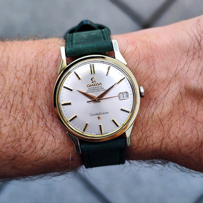 Omega Constellation Chronometer Gold White Dial with Box 1966 Serviced 08/2026 [REF. 168.005]