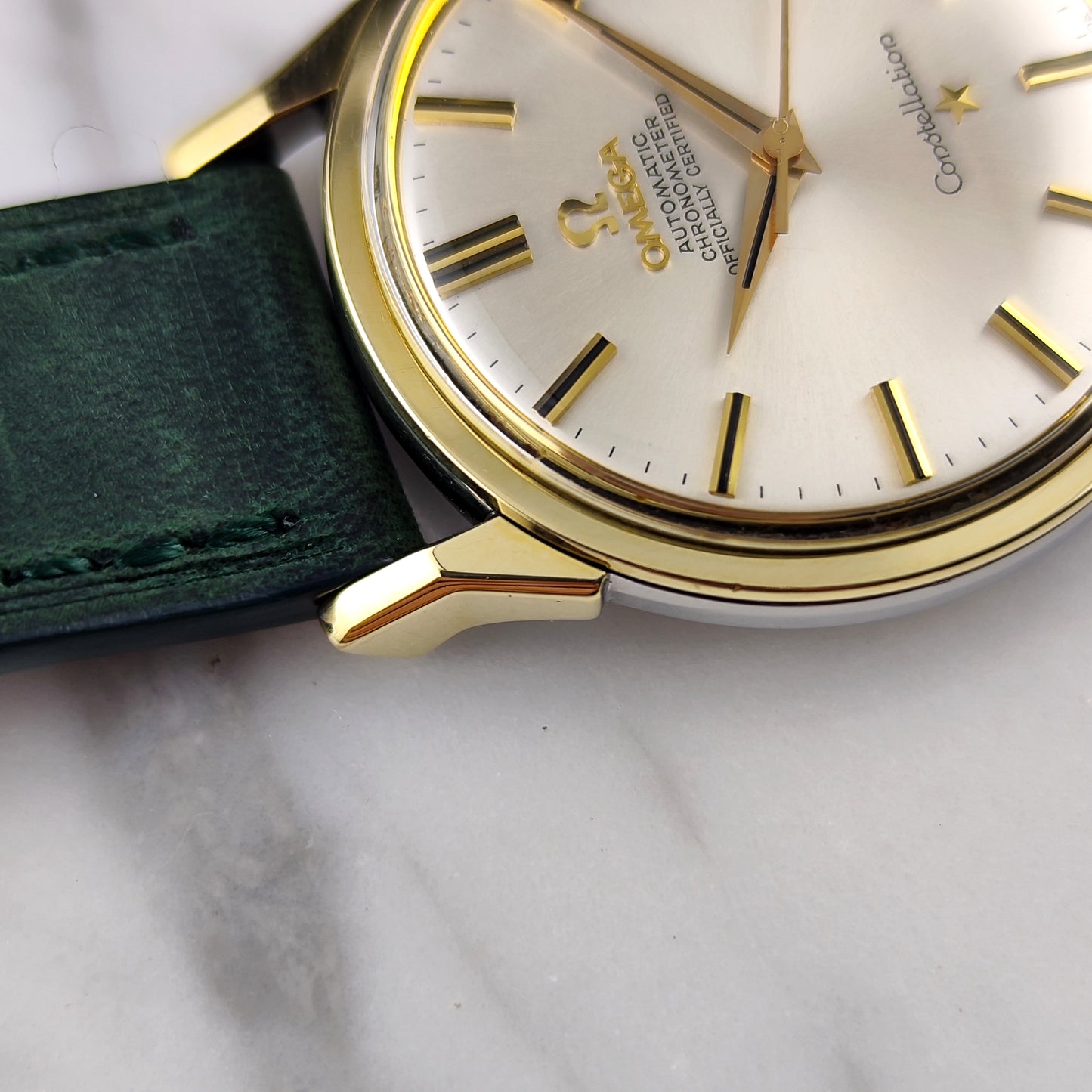 Omega Constellation Chronometer Gold White Dial with Box 1966 Serviced 08/2026 [REF. 168.005]