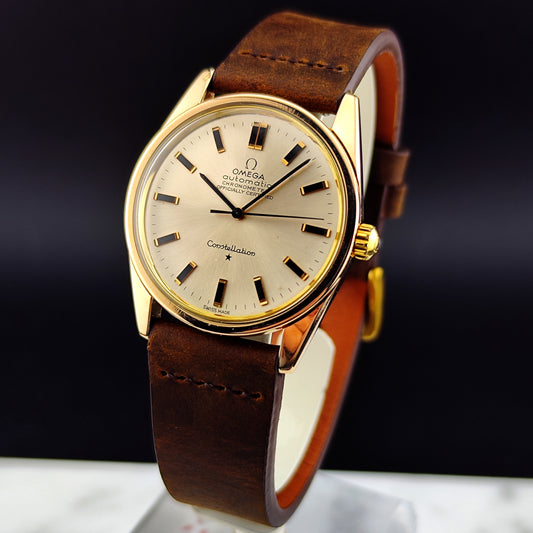 OMEGA Constellation Chronometer Gold White Serviced 02/2026 [REF. 167.021]
