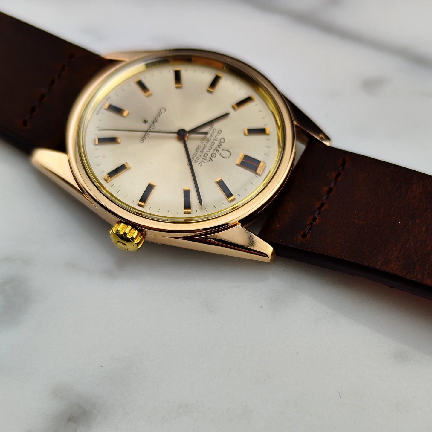 OMEGA Constellation Chronometer Gold White Serviced 02/2026 [REF. 167.021]