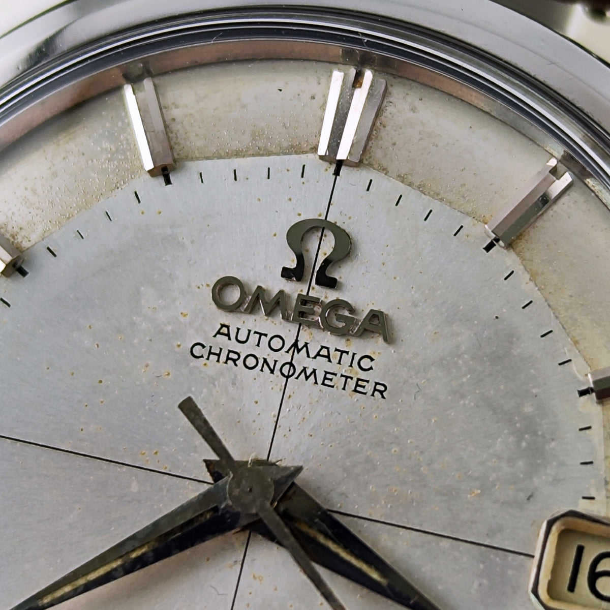 Omega Constellation Chronometer Grey Super Rare Pie-Pan Dial 1962 Serviced 10/2026 – Bild 3