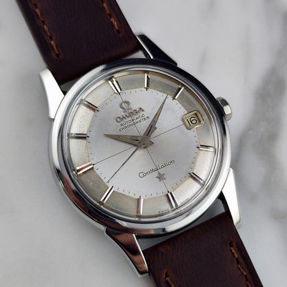 Omega Constellation Chronometer Grey Super Rare Pie-Pan Dial 1962 Serviced 10/2026 – Bild 8