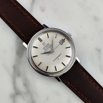 Omega Constellation Chronometer Linen Dial Date 1966 [REF. 168.004]