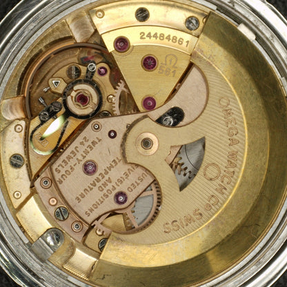 Omega Constellation Chronometer Linen Dial Date 1966 [REF. 168.004]