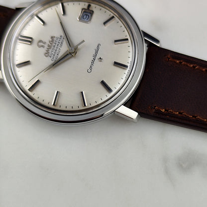 Omega Constellation Chronometer Linen Dial Date 1966 [REF. 168.004]