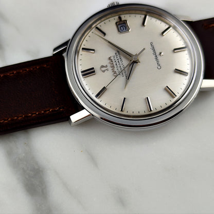 Omega Constellation Chronometer Linen Dial Date 1966 [REF. 168.004]