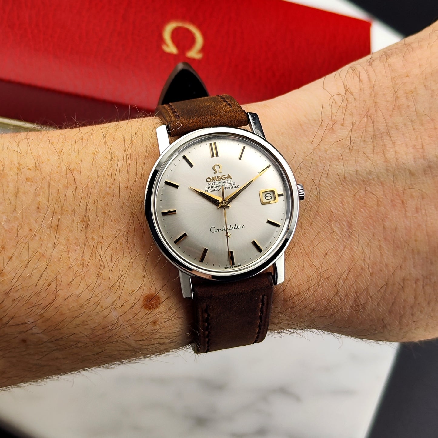 OMEGA Constellation Chronometer NOS Like New with Box [REF. 168.010]