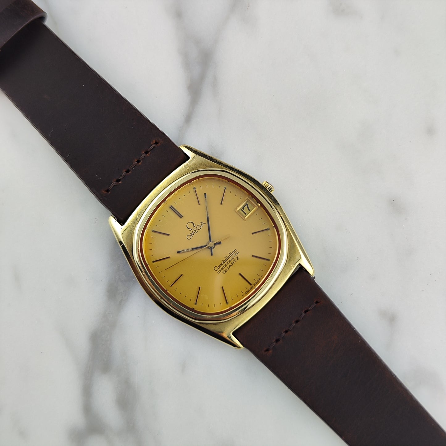 Omega Constellation Chronometer Quartz Gold 1978 [REF. 198.0125]
