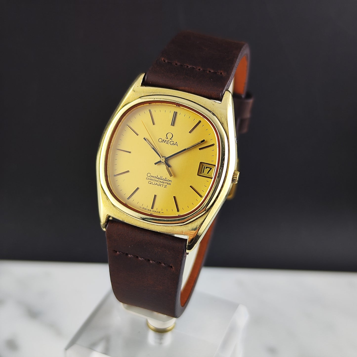 Omega Constellation Chronometer Quartz Gold 1978 [REF. 198.0125]