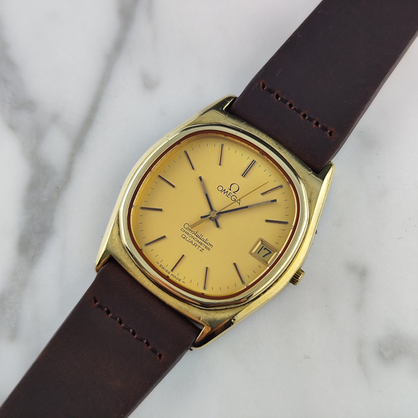 Omega Constellation Chronometer Quartz Gold 1978 [REF. 198.0125]