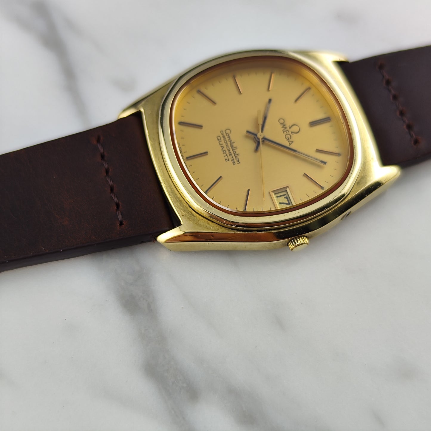 Omega Constellation Chronometer Quartz Gold 1978 [REF. 198.0125]