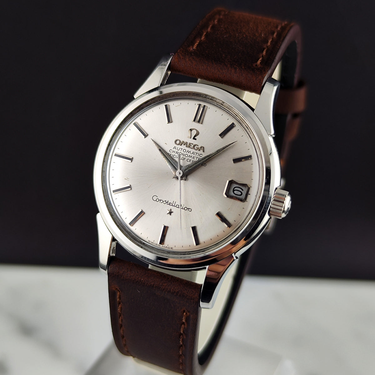 OMEGA Constellation Chronometer Silver Dial Date 1960 Serviced 09/2026 [REF. 14393]