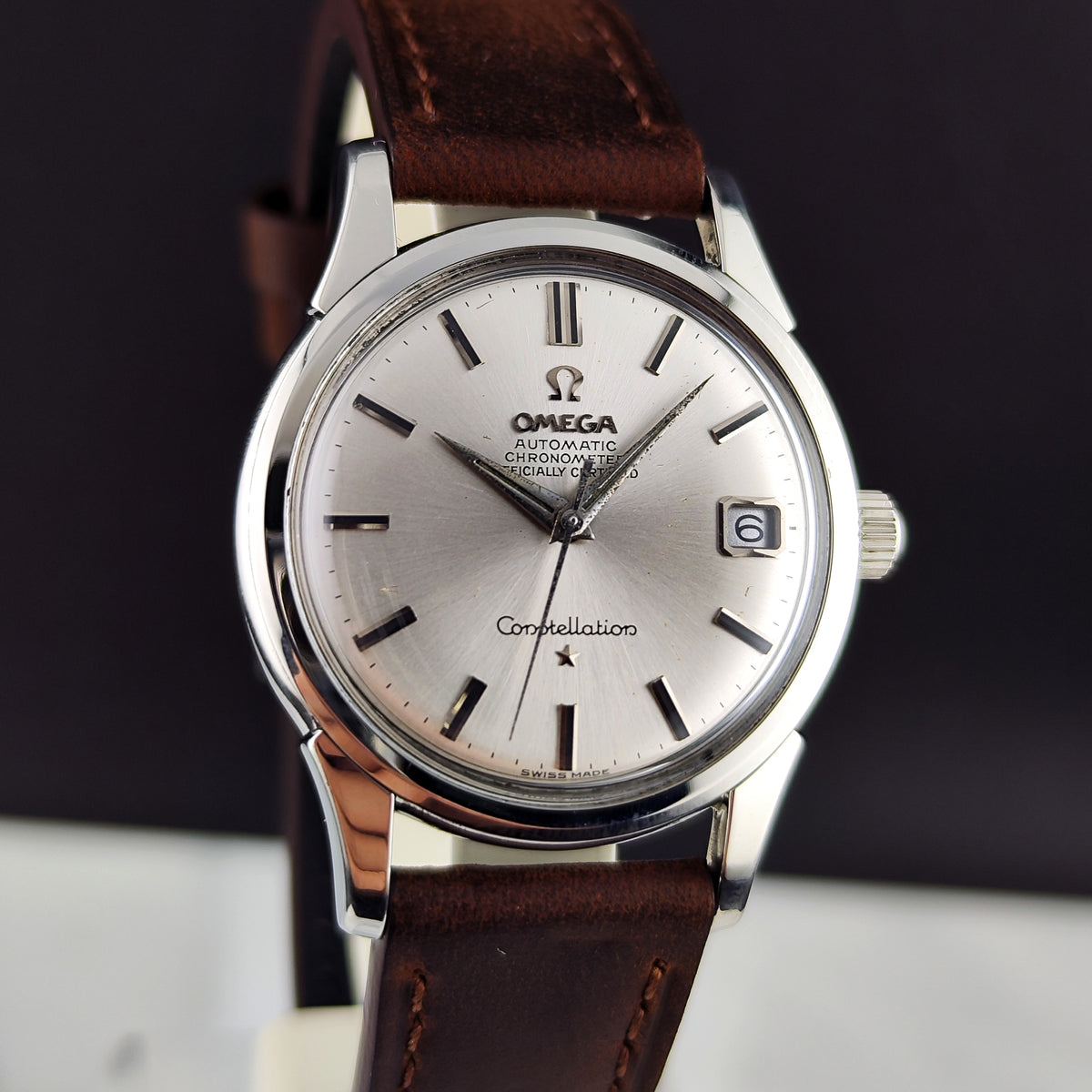 OMEGA Constellation Chronometer Silver Dial Date 1960 Serviced 09/2026 [REF. 14393]