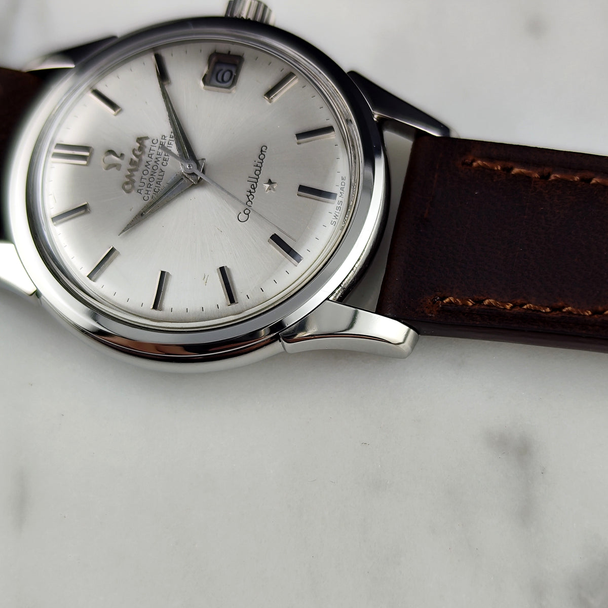 OMEGA Constellation Chronometer Silver Dial Date 1960 Serviced 09/2026 [REF. 14393]
