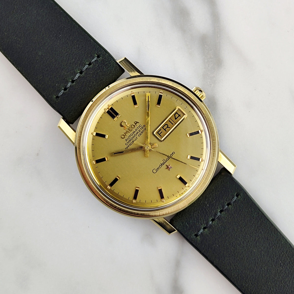 Omega Constellation Chronometer Rare Gold Day-Date 1970 [REF. 168.016]
