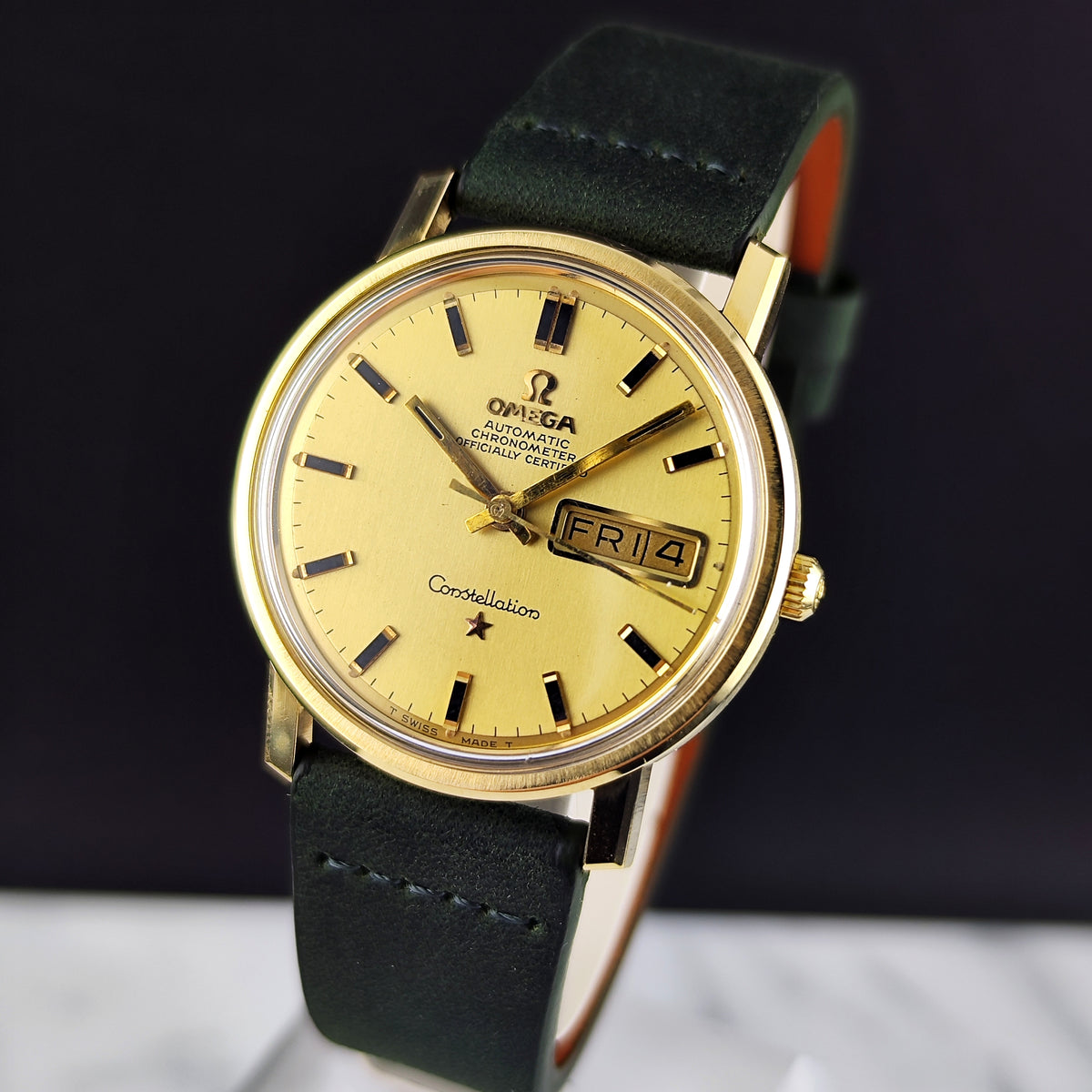 Omega Constellation Chronometer Rare Gold Day-Date 1970 [REF. 168.016]