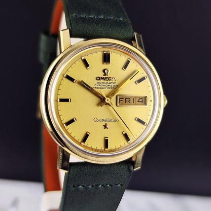 Omega Constellation Chronometer Rare Gold Day-Date 1970 [REF. 168.016]