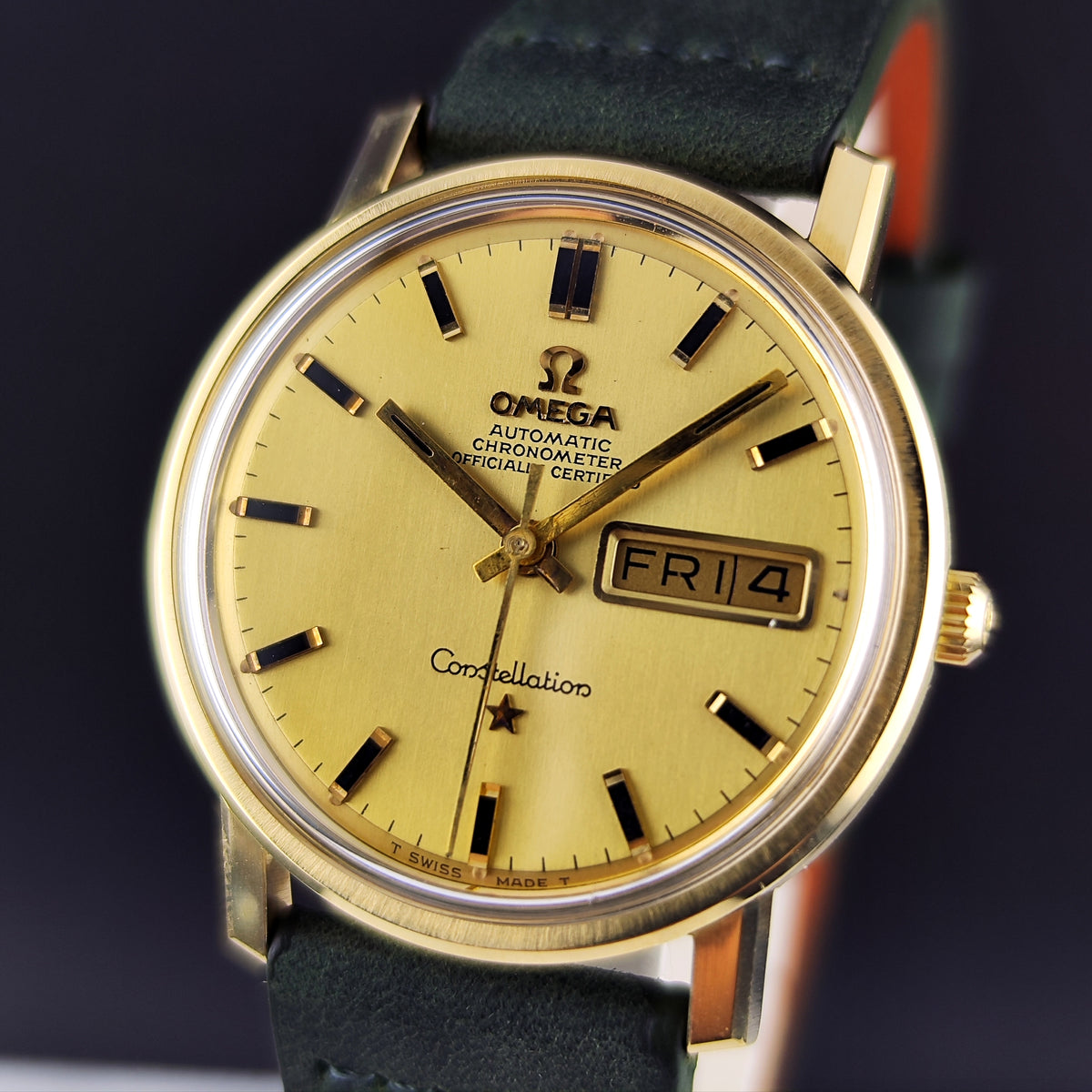 Omega Constellation Chronometer Rare Gold Day-Date 1970 [REF. 168.016]