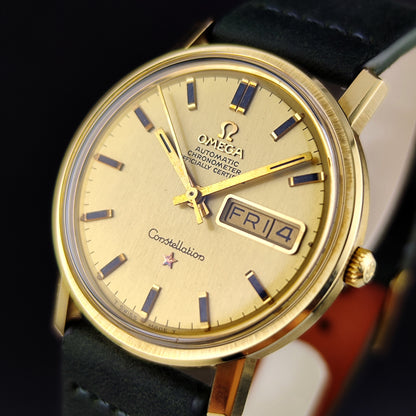 Omega Constellation Chronometer Rare Gold Day-Date 1970 [REF. 168.016]