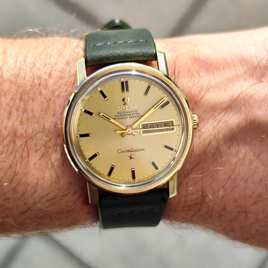 Omega Constellation Chronometer Rare Gold Day-Date 1970 [REF. 168.016]