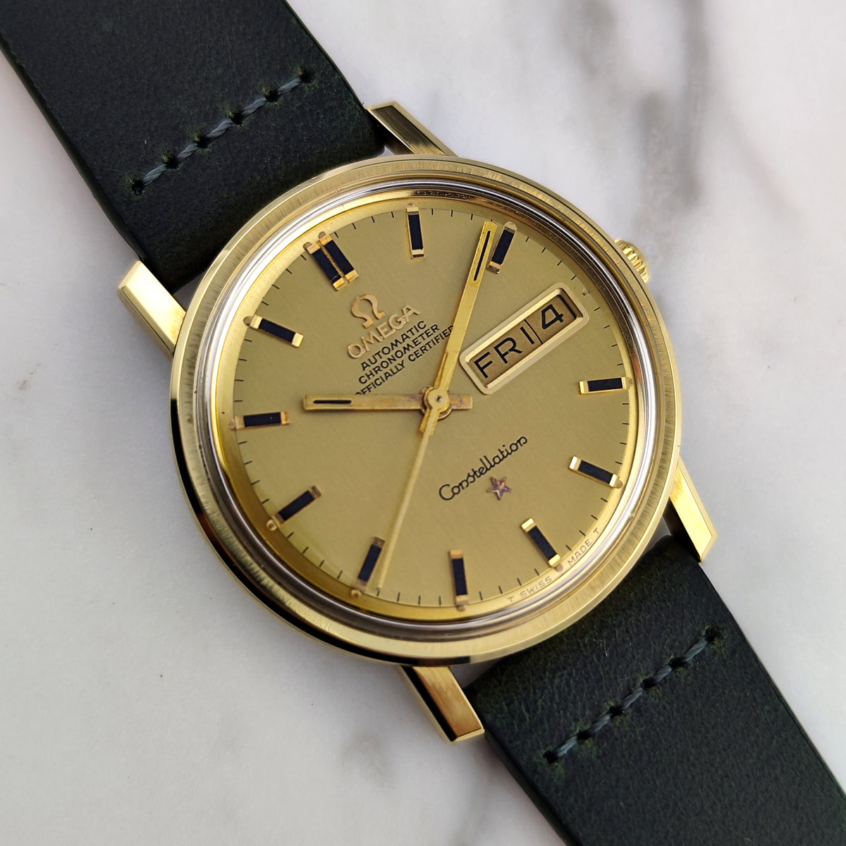 Omega Constellation Chronometer Rare Gold Day-Date 1970 [REF. 168.016]
