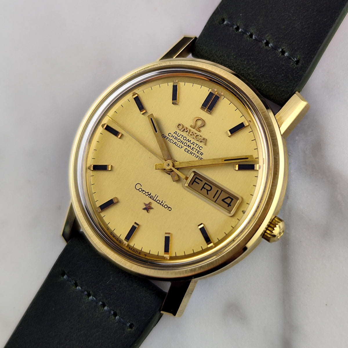 Omega Constellation Chronometer Rare Gold Day-Date 1970 [REF. 168.016]