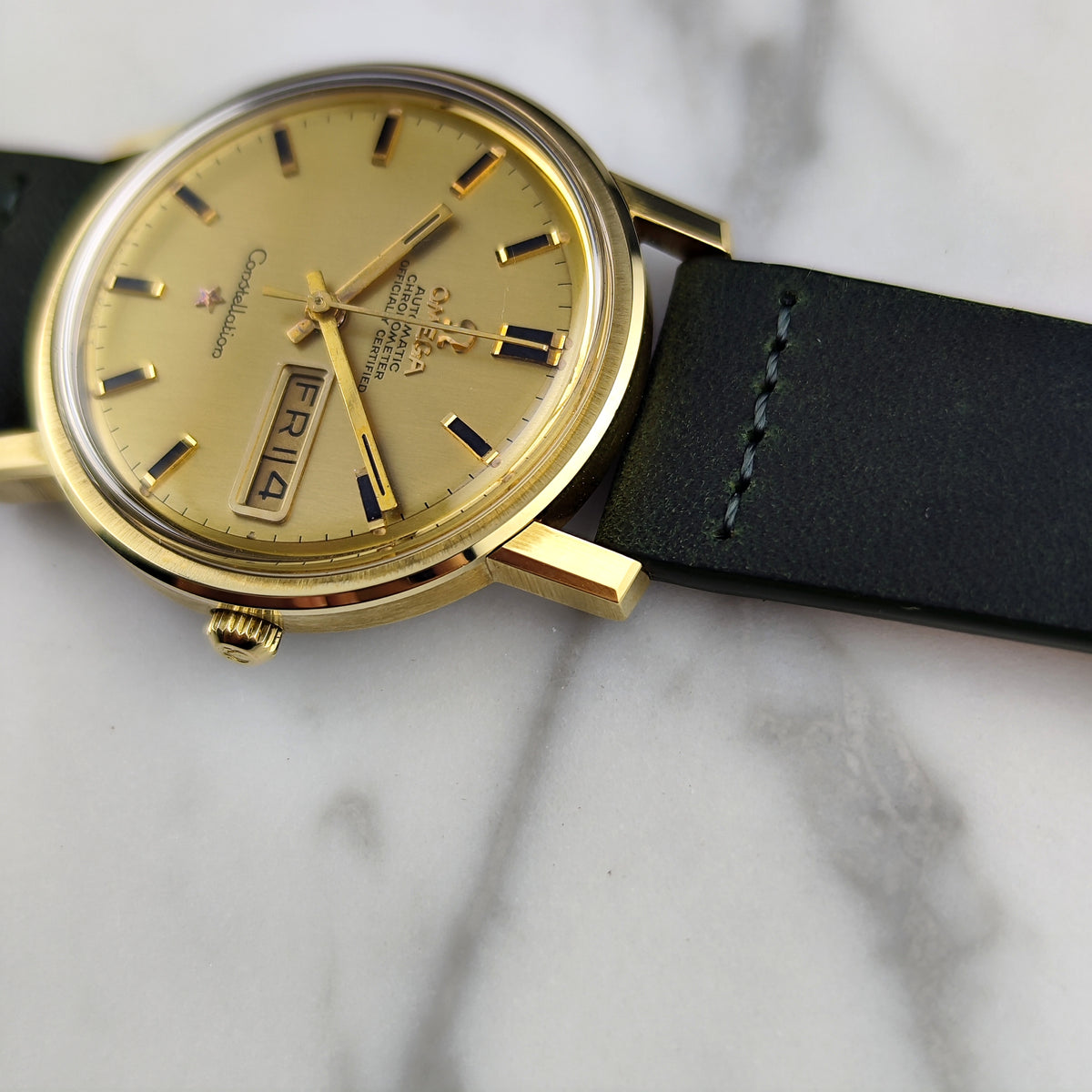 Omega Constellation Chronometer Rare Gold Day-Date 1970 [REF. 168.016]