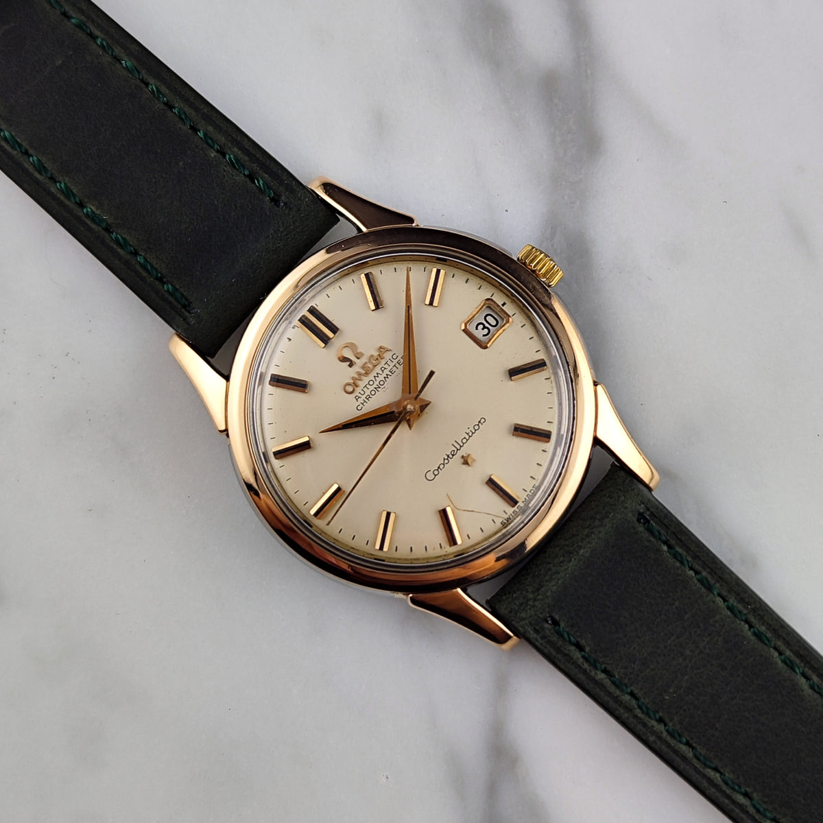 Omega Constellation Chronometer Rosegold Champagne Dial 1961 Serviced 10/2026 – Bild 1