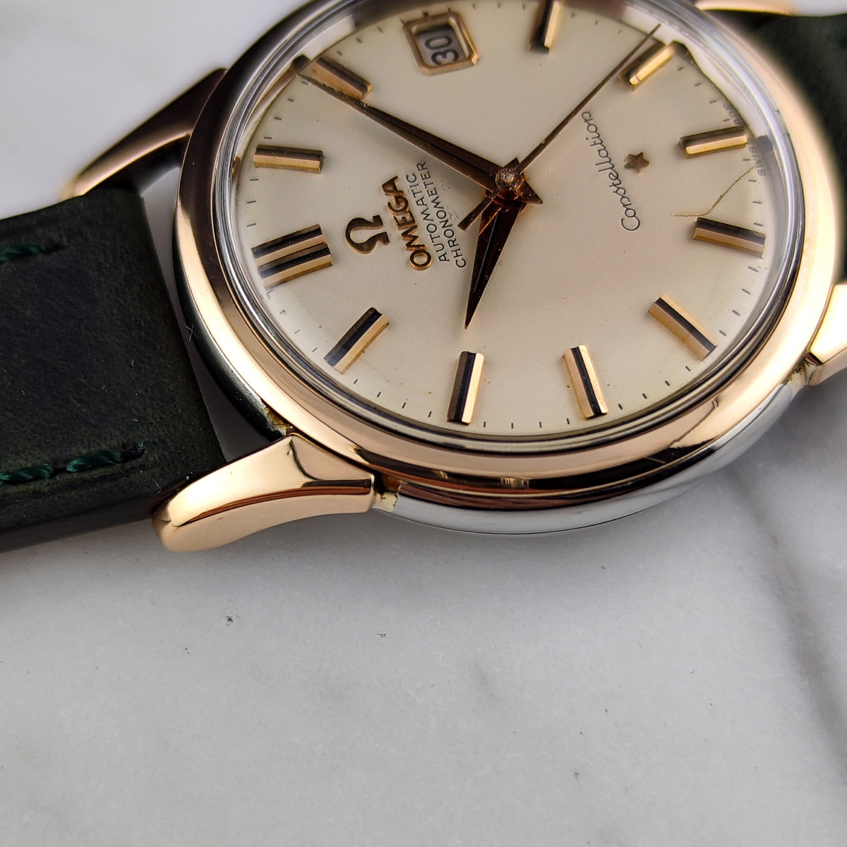Omega Constellation Chronometer Rosegold Champagne Dial 1961 Serviced 10/2026 – Bild 10