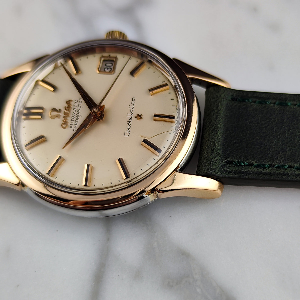Omega Constellation Chronometer Rosegold Champagne Dial 1961 Serviced 10/2026 – Bild 11