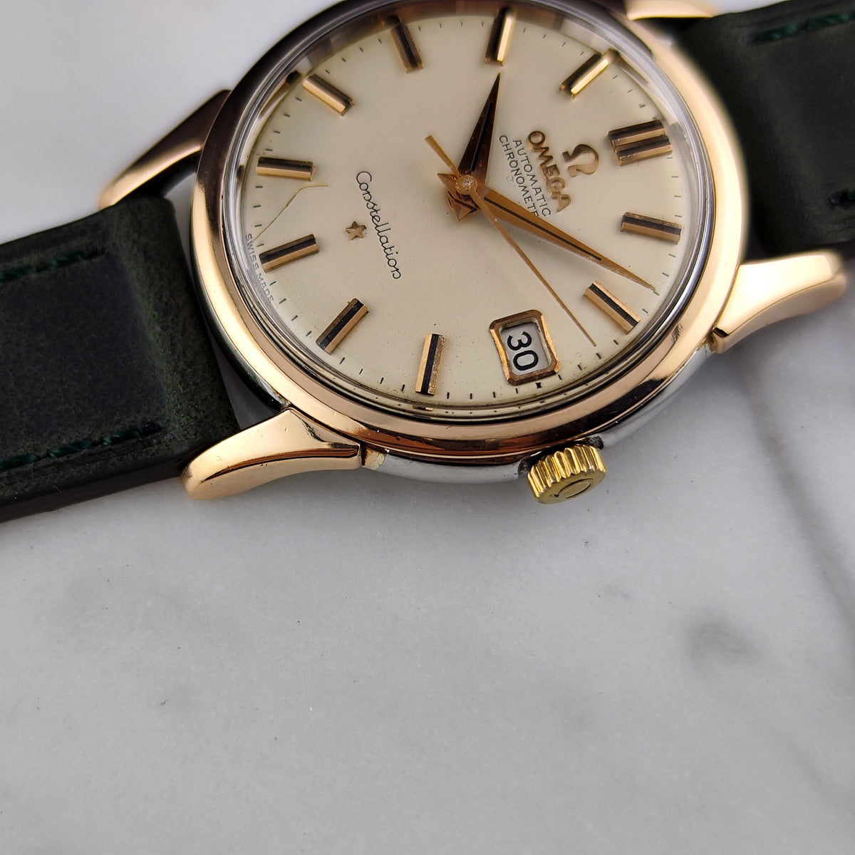 Omega Constellation Chronometer Rosegold Champagne Dial 1961 Serviced 10/2026 – Bild 12