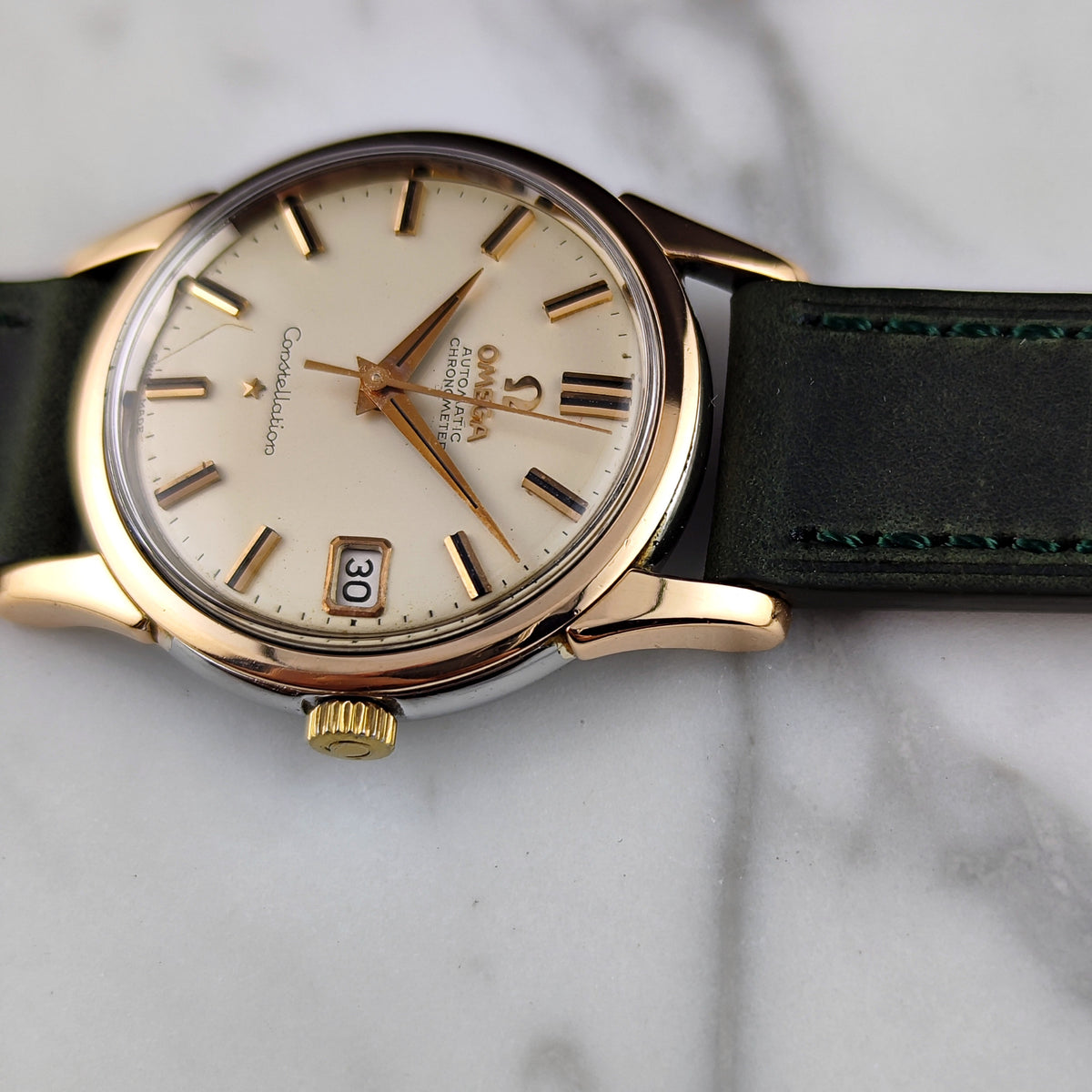 Omega Constellation Chronometer Rosegold Champagne Dial 1961 Serviced 10/2026 – Bild 13