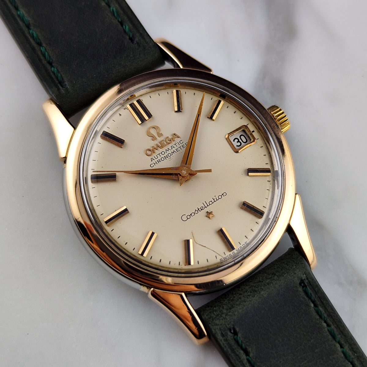 Omega Constellation Chronometer Rosegold Champagne Dial 1961 Serviced 10/2026 – Bild 15