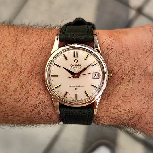 Omega Constellation Chronometer Rosegold Champagne Dial 1961 Serviced 10/2026 – Bild 2