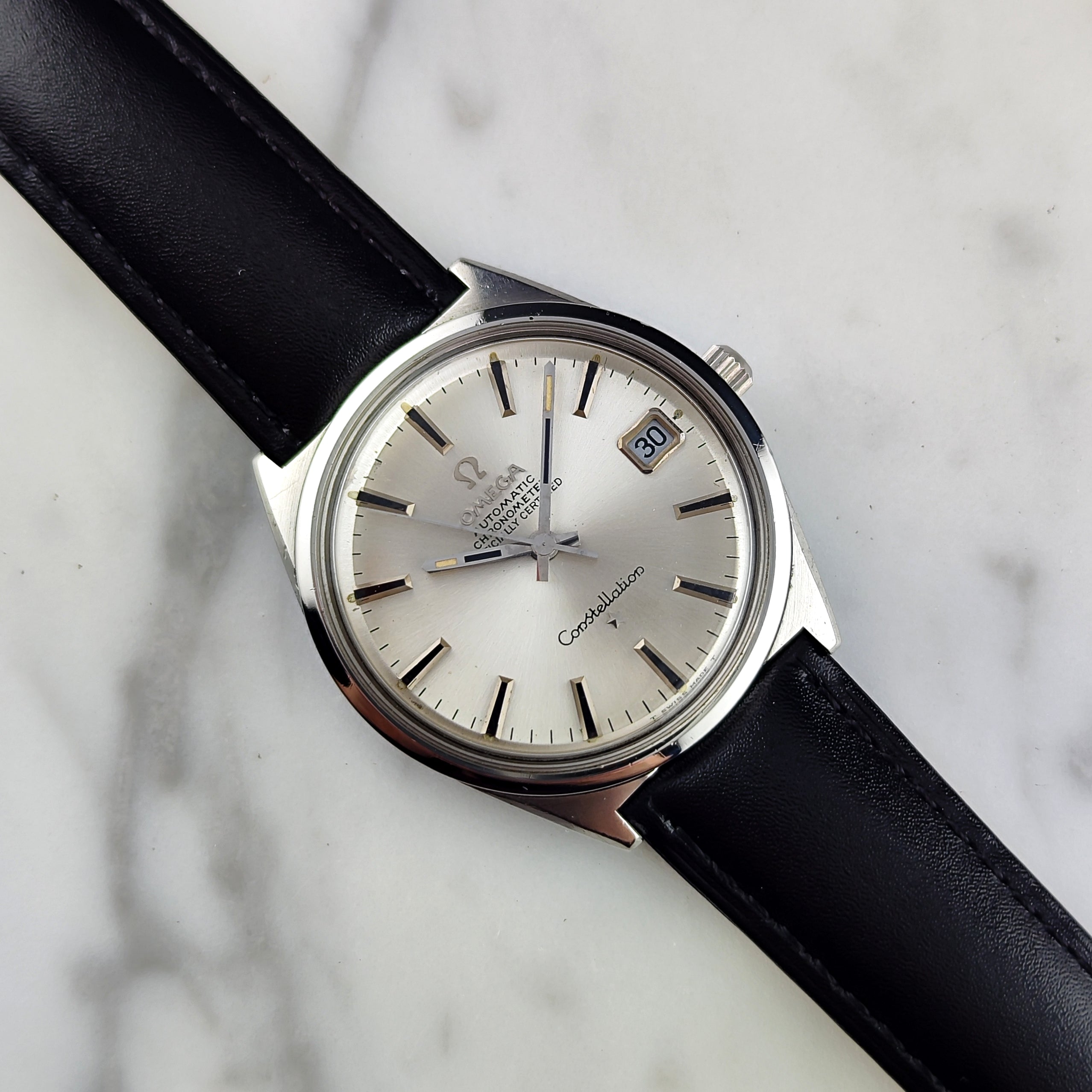 OMEGA Constellation Chronometer Silbernes Zifferblatt 1967 – Ref