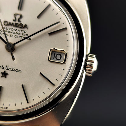 OMEGA Constellation Chronometer Silver Dial C-Shape 1966 [REF. 168.017]