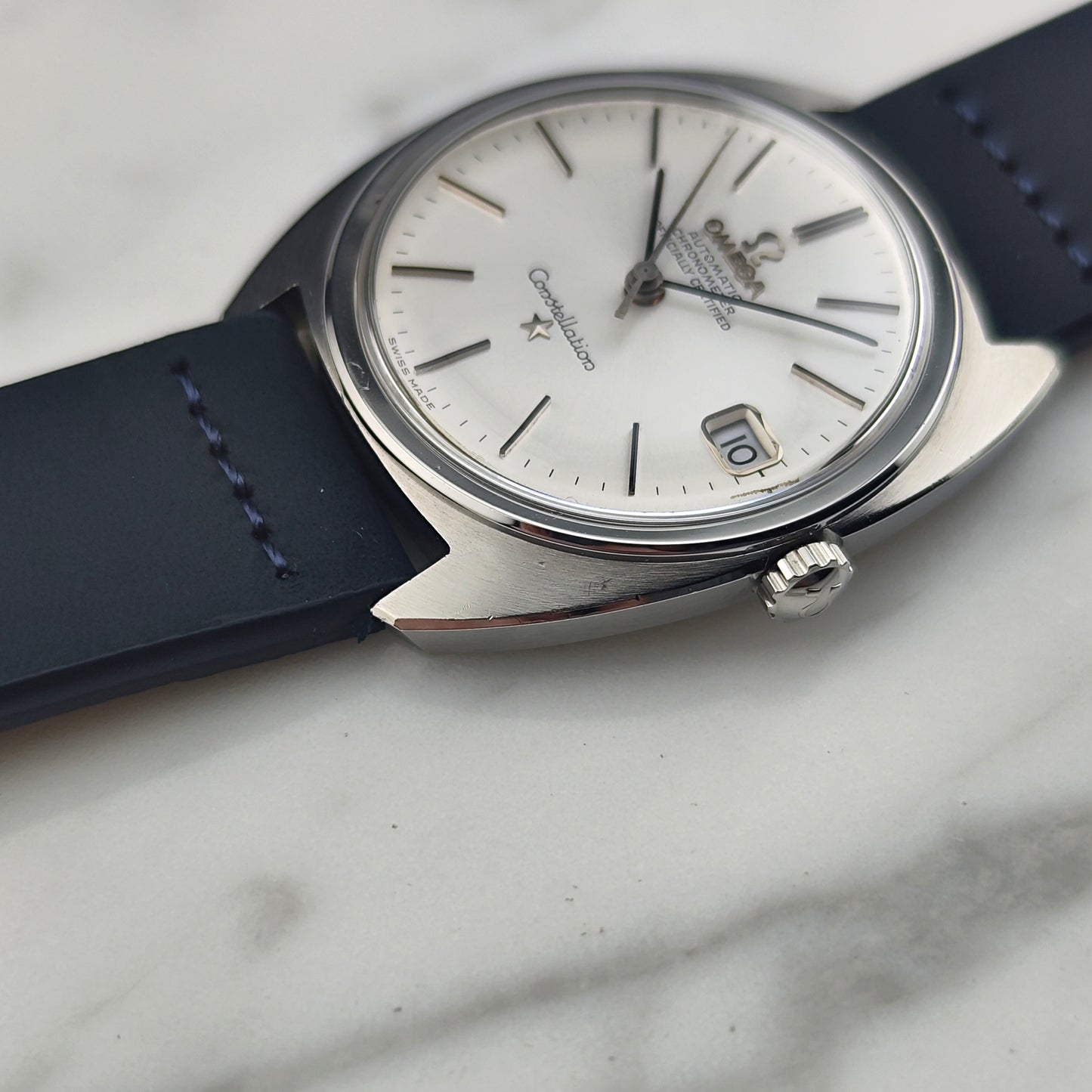 OMEGA Constellation Chronometer Silver Dial C-Shape 1966 [REF. 168.017]