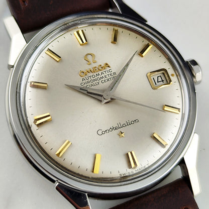Omega Constellation Chronometer Silver Dial Gold 1962 Serviced 07/2026 [REF. 14902]