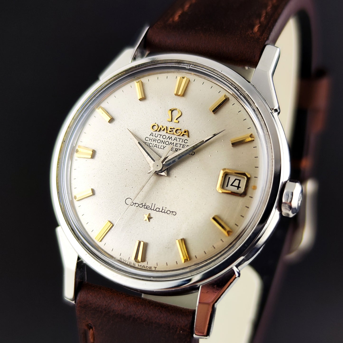 Omega Constellation Chronometer Silver Dial Gold 1962 Serviced 07/2026 [REF. 14902]