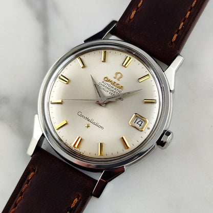 Omega Constellation Chronometer Silver Dial Gold 1962 Serviced 07/2026 [REF. 14902]